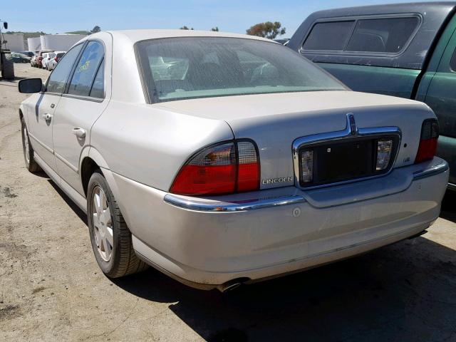 1LNHM86S24Y624738 - 2004 LINCOLN LS WHITE photo 3