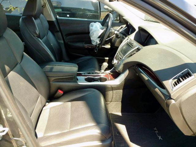 19UUB1F5XGA007466 - 2016 ACURA TLX TECH GRAY photo 5