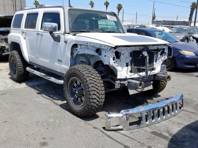 5GTDN13E678166740 - 2007 HUMMER H3 WHITE photo 1