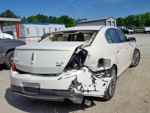 1LNHL9EK5DG608503 - 2013 LINCOLN MKS WHITE photo 4