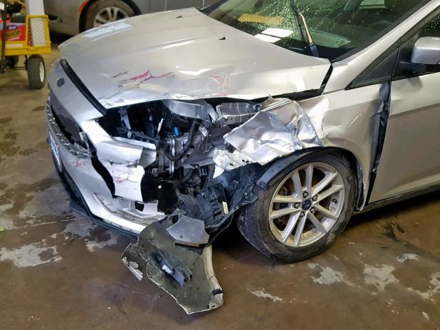 1FADP3K23GL234841 - 2016 FORD FOCUS SE SILVER photo 9