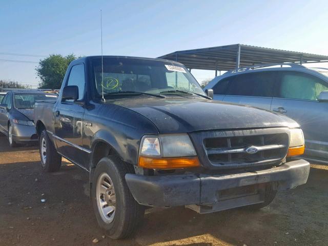 1FTYR10C6XPA50668 - 1999 FORD RANGER BLACK photo 1