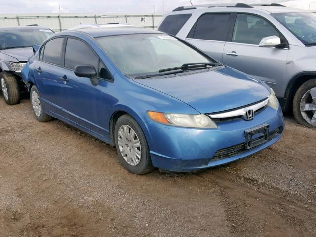 1HGFA15286L017144 - 2006 HONDA CIVIC DX BLUE photo 1