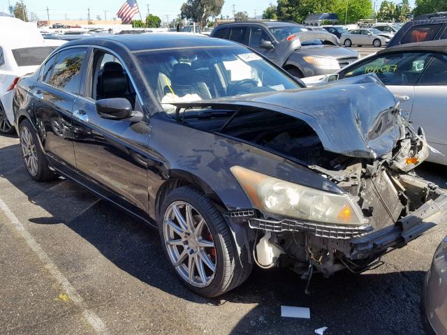 1HGCP36809A039929 - 2009 HONDA ACCORD EXL BLACK photo 1