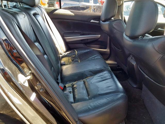 1HGCP36809A039929 - 2009 HONDA ACCORD EXL BLACK photo 6