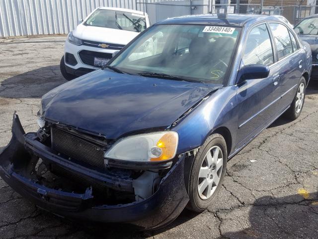 2HGES26882H568330 - 2002 HONDA CIVIC EX  photo 2