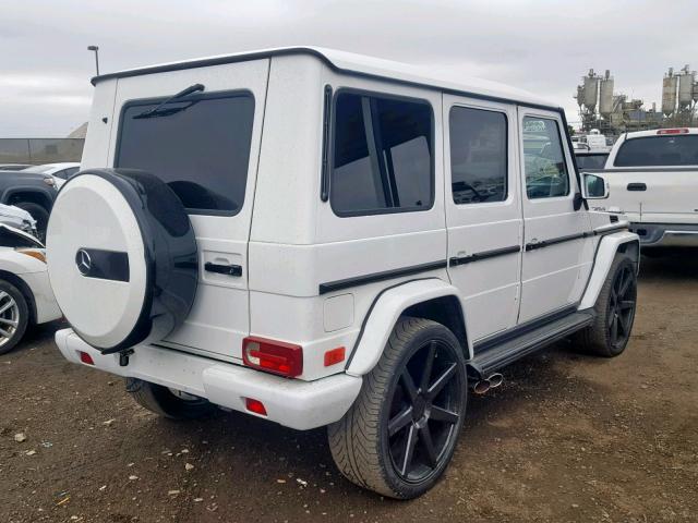 WDCYR49E73X135481 - 2003 MERCEDES-BENZ G 500 WHITE photo 4