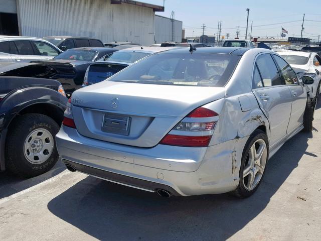 WDDNG71X77A100788 - 2007 MERCEDES-BENZ S 550 SILVER photo 4