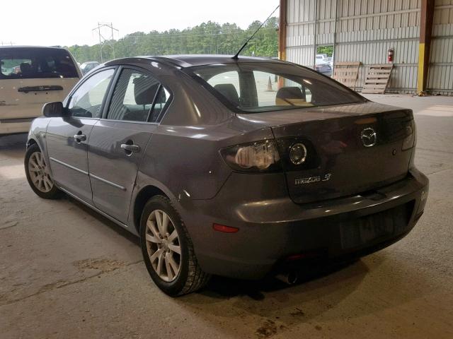 JM1BK32F771768472 - 2007 MAZDA 3 I GRAY photo 3