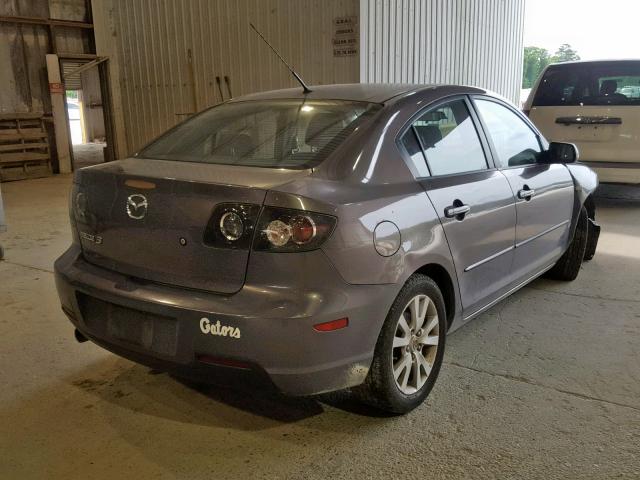 JM1BK32F771768472 - 2007 MAZDA 3 I GRAY photo 4