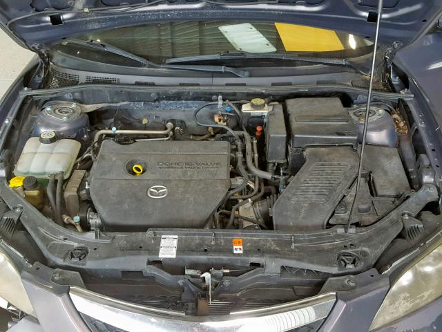 JM1BK32F771768472 - 2007 MAZDA 3 I GRAY photo 7