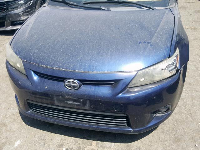 JTKJF5C79B3011811 - 2011 TOYOTA SCION TC ლურჯი ფოტო 7