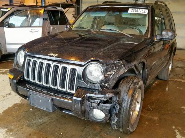 1J4GL58K73W592789 - 2003 JEEP LIBERTY LI BLACK photo 2