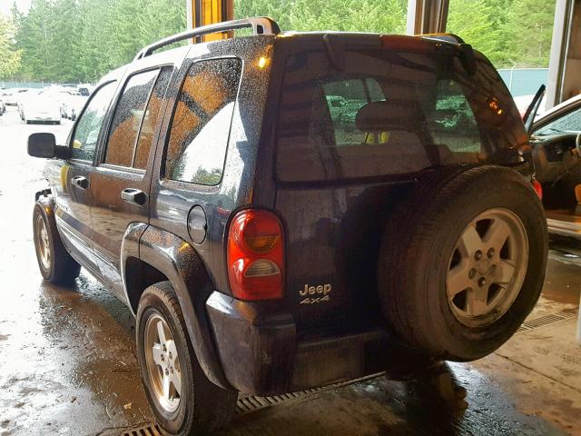 1J4GL58K73W592789 - 2003 JEEP LIBERTY LI BLACK photo 3