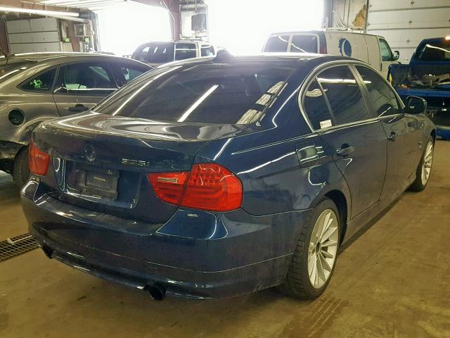 WBAPL5C52BA918224 - 2011 BMW 335 XI BLUE photo 4