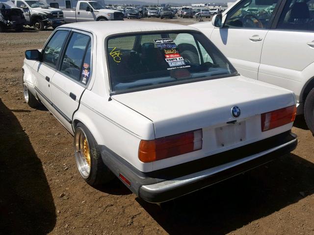 WBAAE5400H1693992 - 1987 BMW 325 BASE WHITE photo 3