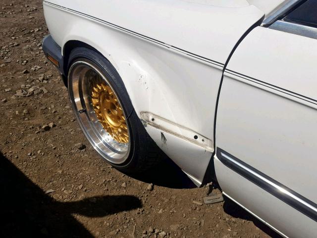 WBAAE5400H1693992 - 1987 BMW 325 BASE WHITE photo 9