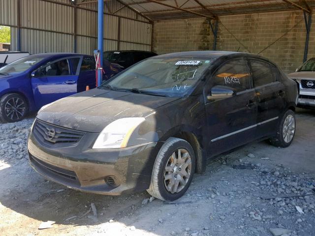 3N1AB6AP9AL661577 - 2010 NISSAN SENTRA 2.0 BLACK photo 2