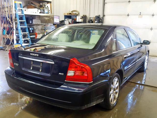 YV1TH592051398653 - 2005 VOLVO S80 2.5T BLUE photo 4