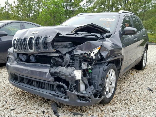 1C4PJLCB1FW770692 - 2015 JEEP CHEROKEE L GRAY photo 2