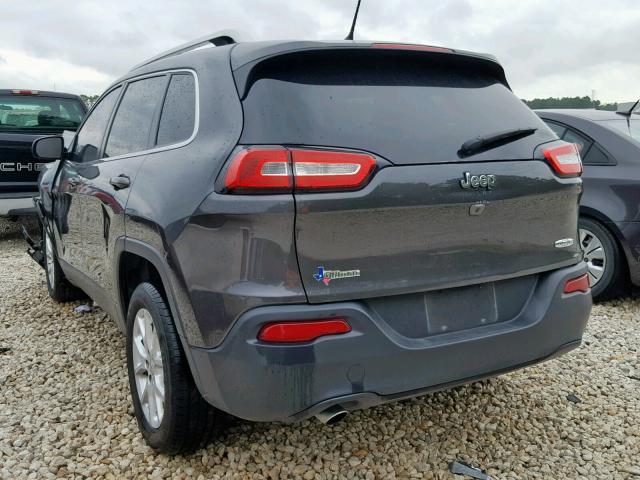 1C4PJLCB1FW770692 - 2015 JEEP CHEROKEE L GRAY photo 3