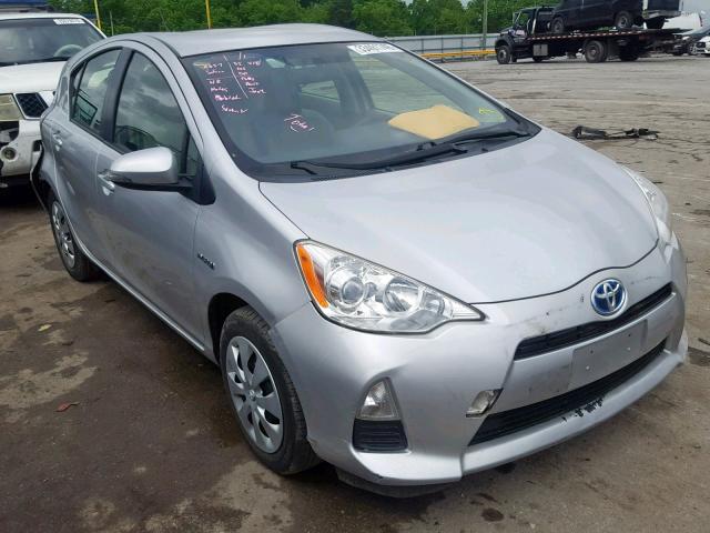 JTDKDTB32E1065763 - 2014 TOYOTA PRIUS C SILVER photo 1