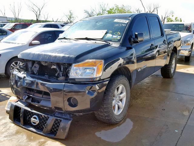 1N6BA0EK4BN318917 - 2011 NISSAN TITAN S BLACK photo 2