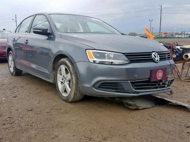 3VWLL7AJ0DM394734 - 2013 VOLKSWAGEN JETTA TDI GRAY photo 1