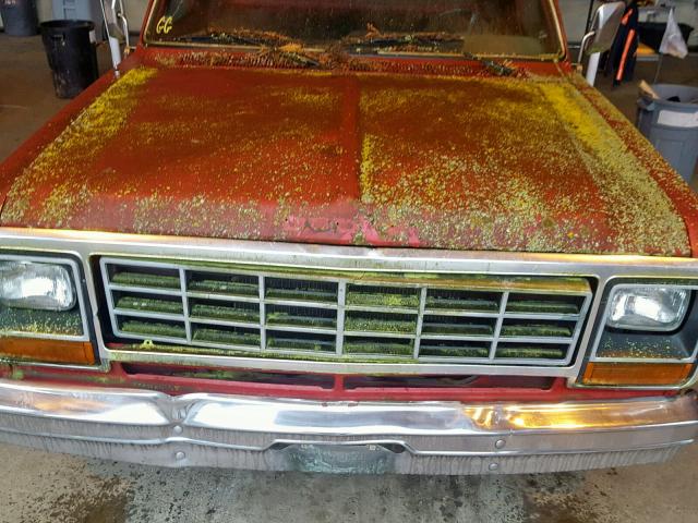 1B7KW34W2DS458270 - 1983 DODGE W-SERIES W RED photo 7