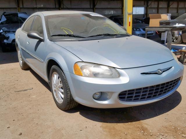 1C3EL56R72N100817 - 2002 CHRYSLER SEBRING LX SILVER photo 1