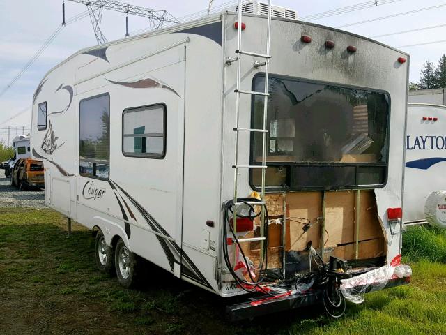 4YDF2762XAC502050 - 2010 KEYSTONE COUGAR WHITE photo 3