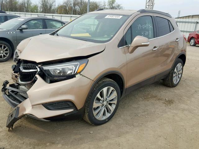 KL4CJESB1JB571731 - 2018 BUICK ENCORE PRE GOLD photo 2