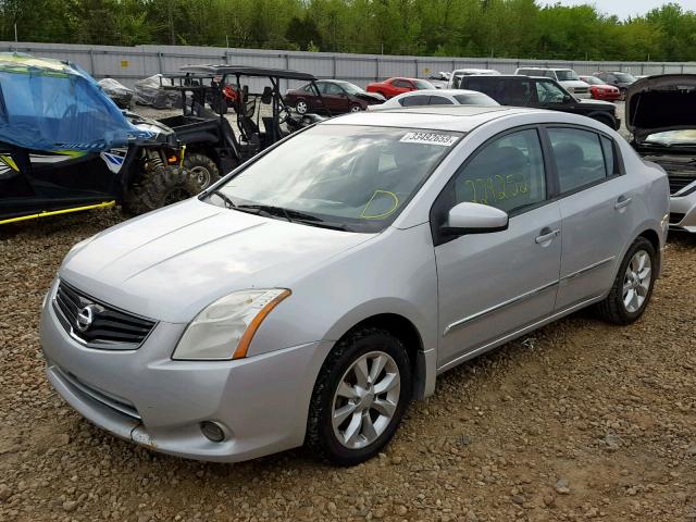 3N1AB6AP5AL674861 - 2010 NISSAN SENTRA 2.0 SILVER photo 2