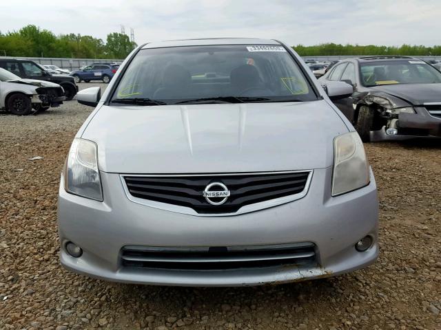 3N1AB6AP5AL674861 - 2010 NISSAN SENTRA 2.0 SILVER photo 9