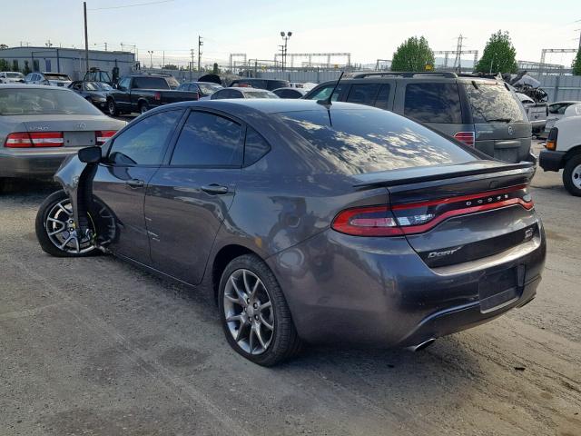 1C3CDFBB5ED831856 - 2014 DODGE DART SXT CHARCOAL photo 3