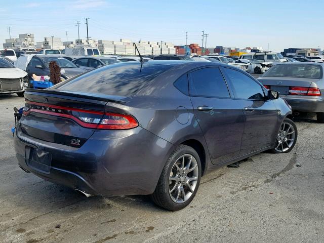 1C3CDFBB5ED831856 - 2014 DODGE DART SXT CHARCOAL photo 4