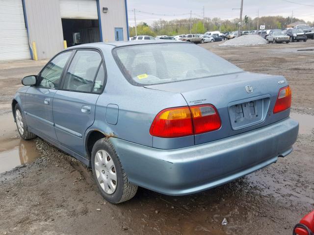 2HGEJ6619YH559416 - 2000 HONDA CIVIC BASE BLUE photo 3
