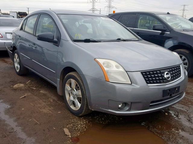 3N1AB61E38L734077 - 2008 NISSAN SENTRA 2.0 GRAY photo 1