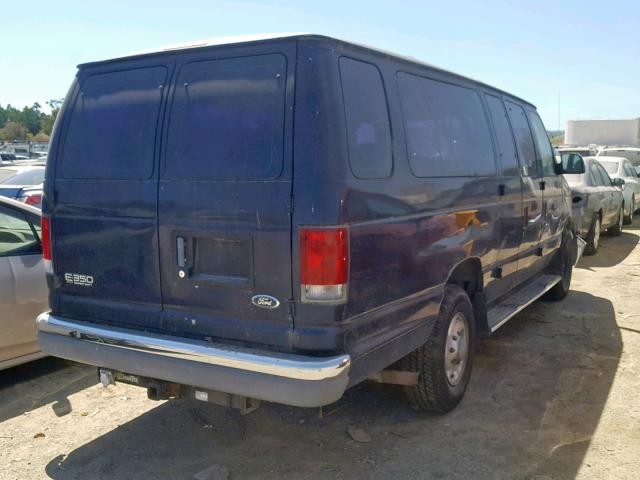 1FBSS31L3XHA34124 - 1999 FORD ECONOLINE BLUE photo 4