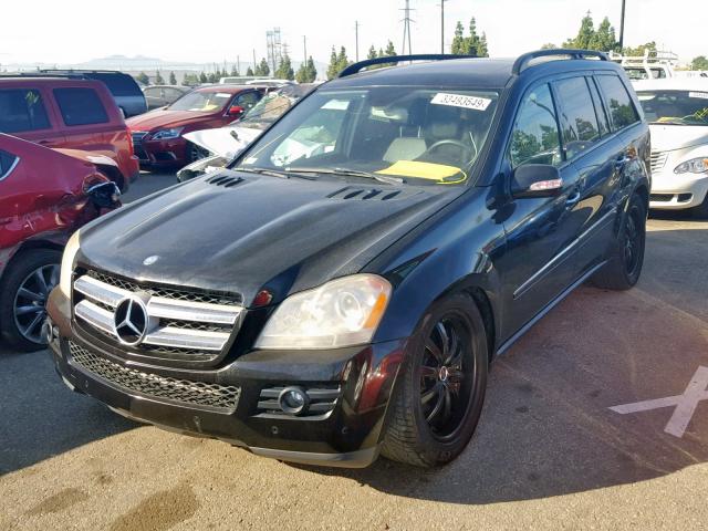 4JGBF71E17A173987 - 2007 MERCEDES-BENZ GL 450 4MA BLACK photo 2