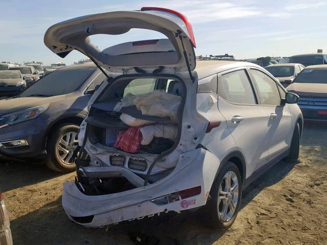 1G1FW6S05J4136054 - 2018 CHEVROLET BOLT EV LT WHITE photo 4