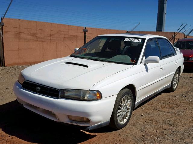 4S3BD6754V6205309 - 1997 SUBARU LEGACY GT WHITE photo 2