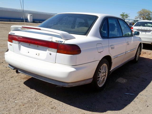 4S3BD6754V6205309 - 1997 SUBARU LEGACY GT WHITE photo 4