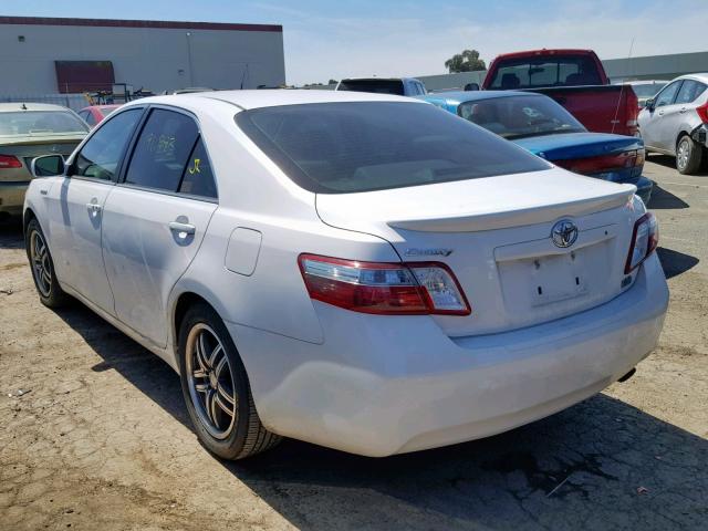 4T1BB46K79U109561 - 2009 TOYOTA CAMRY HYBR WHITE photo 3