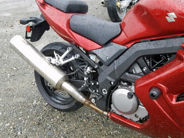 JS1VP53A372102940 - 2007 SUZUKI SV650 BURGUNDY photo 7