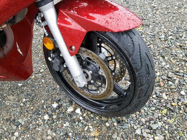 JS1VP53A372102940 - 2007 SUZUKI SV650 BURGUNDY photo 9