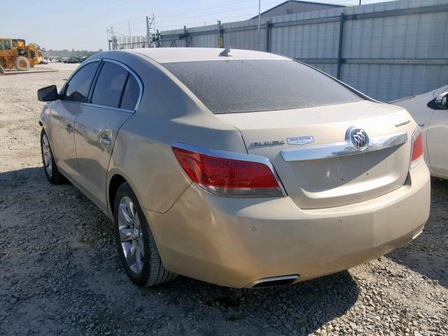 1G4GD5E34CF109464 - 2012 BUICK LACROSSE P TAN photo 3