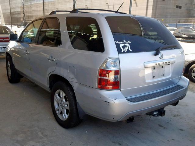 2HNYD18964H545163 - 2004 ACURA MDX TOURIN SILVER photo 3