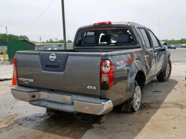 1N6AD07W26C461580 - 2006 NISSAN FRONTIER C GRAY photo 4