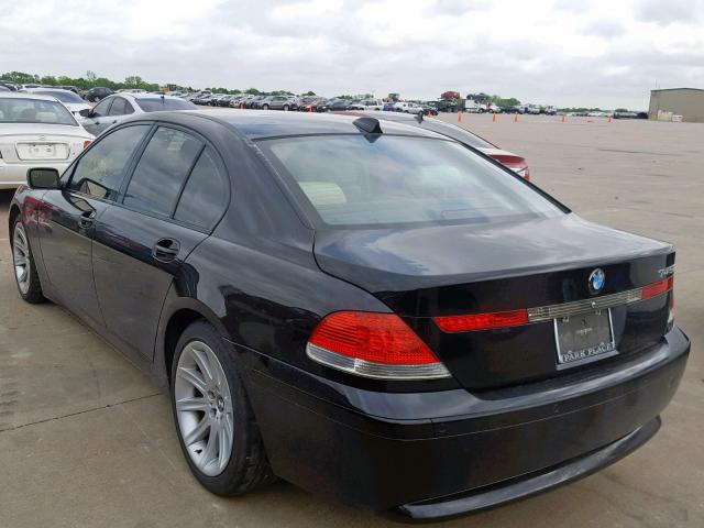 WBAGL63423DP66846 - 2003 BMW 745 I BLACK photo 3